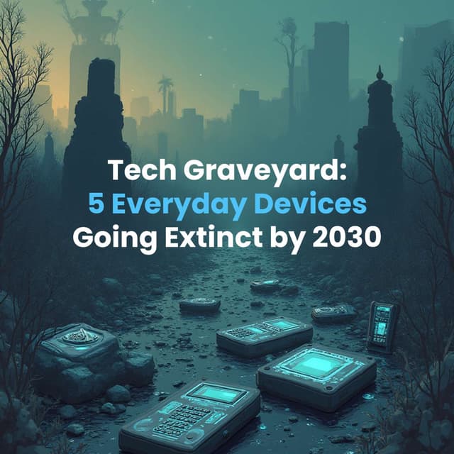 Tech's Future Unveiled: 5 Technologies Vanishing by 2030