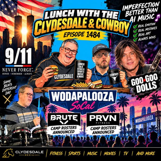 Lunch with the Clydesdale & Cowboy - 25th Anniversary of 9/11