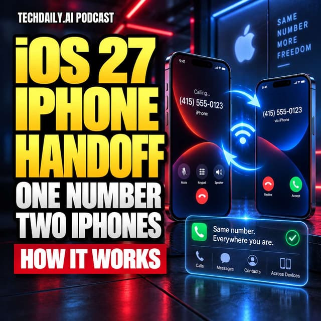 iOS 27 iPhone Handoff: One Number Across Two iPhones