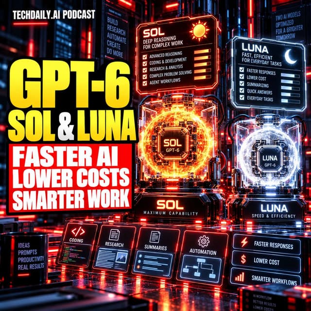 GPT-6 Sol & Luna: Faster AI, Lower Costs, Smarter Work