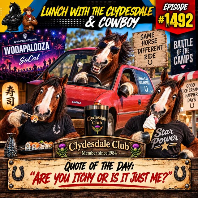 Lunch with the Clydesdale & Cowboy - Cruising Through the Week in a Geo Metro!