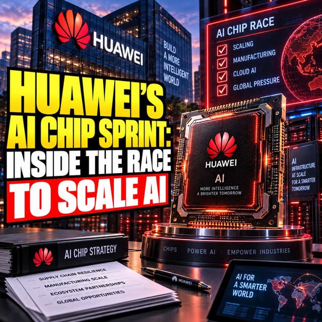 Huawei’s AI Chip Sprint: Inside the Race to Scale AI