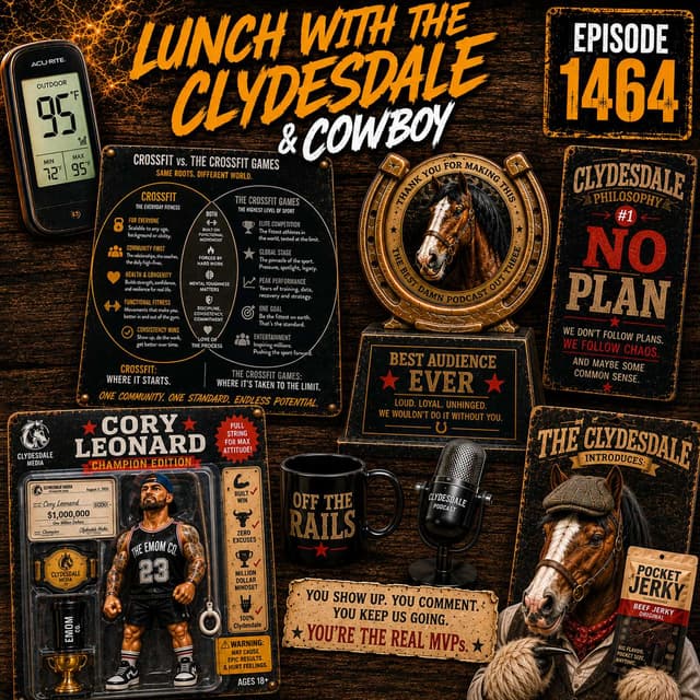 Lunch with the Clydesdale & Cowboy - Should the CrossFit Open be 3 or 5 Weeks or a Hybrid?