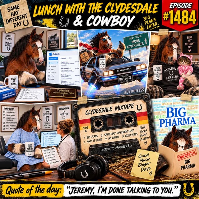 Lunch with the Clydesdale & Cowboy - Who the Heck Uses Powerpoint Anymore???