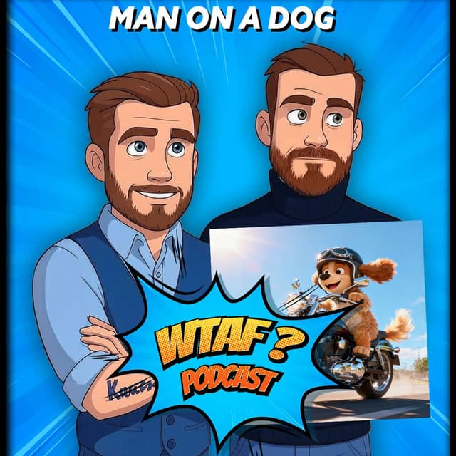 MAN ON A DOG