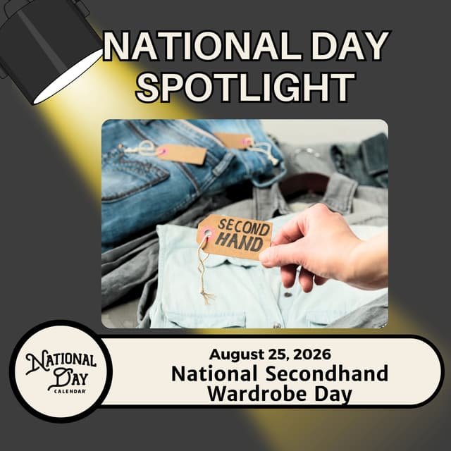 National Secondhand Wardrobe Day