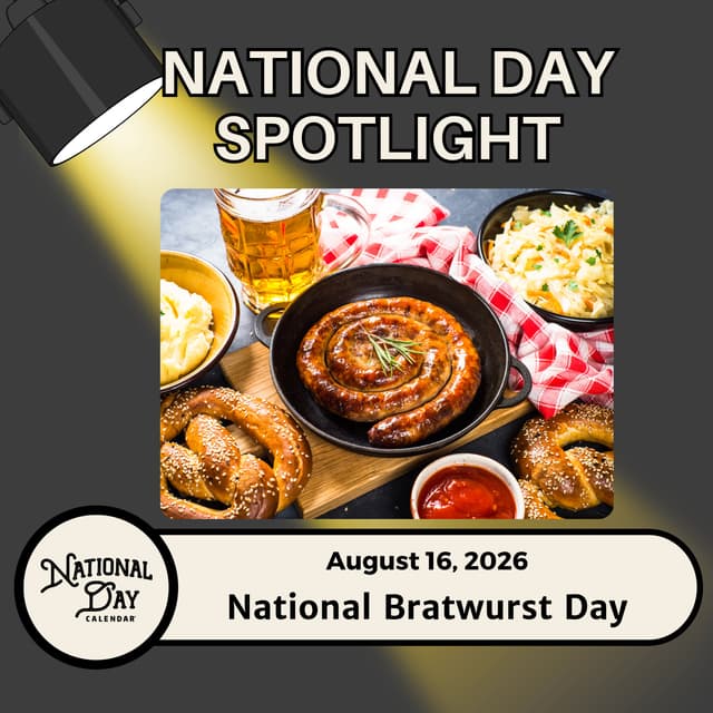 National Bratwurst Day