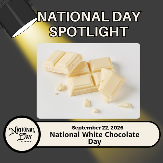 National White Chocolate Day