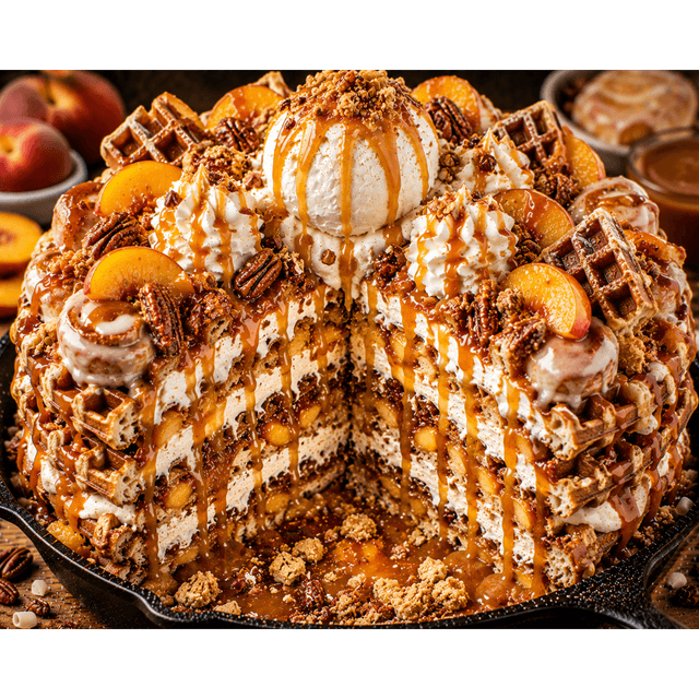 FLAVORVILLE™ PEACH COBBLER CHEESECAKE HONEY BUN WAFFLE BUTTERSCOTCH AVALANCHE
