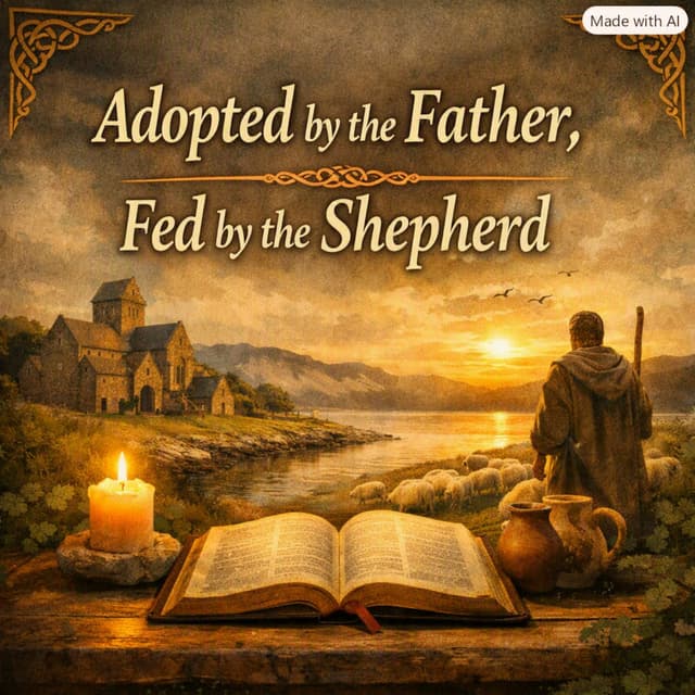 Adopted by the Father, Fed by the Shepherd