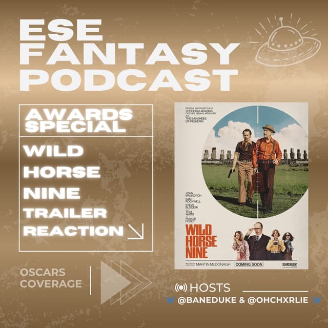 OSCARS 2027 COVERAGE - Wild Horse Nine Trailer Reaction - Martin McDonagh Year??