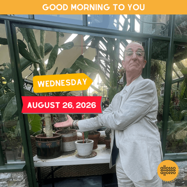 Stop and listen today!: Thursday, August 27, 2026