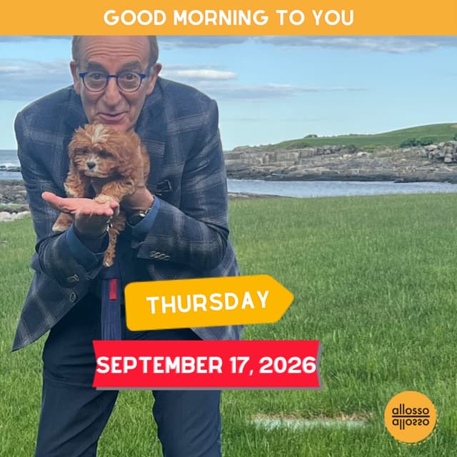 What do you deserve to be recognized for?!: Thursday, September 17, 2026