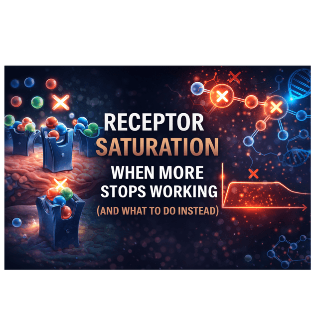 Receptor Saturation: When More Stops Working (And What to Do Instead)