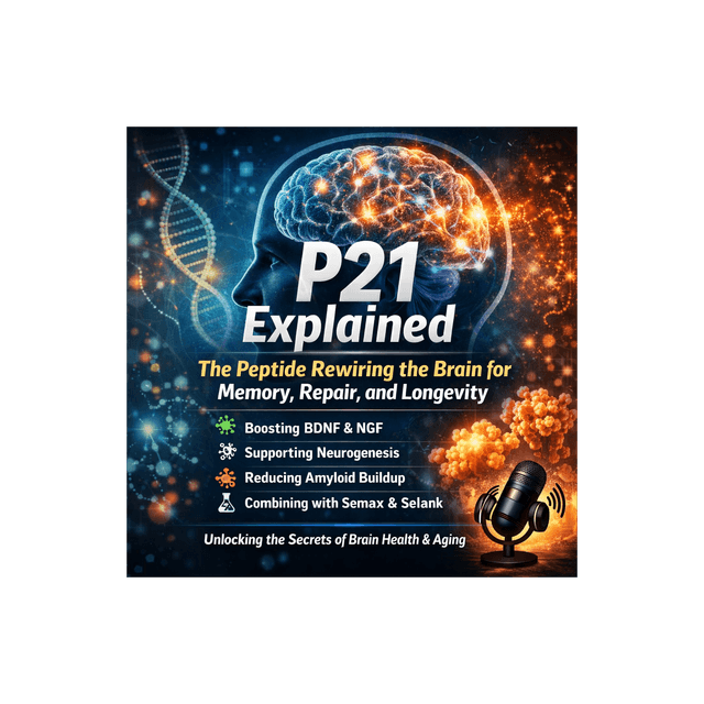 P21 Explained: The Peptide Rewiring the Brain for Memory, Repair, and Longevity