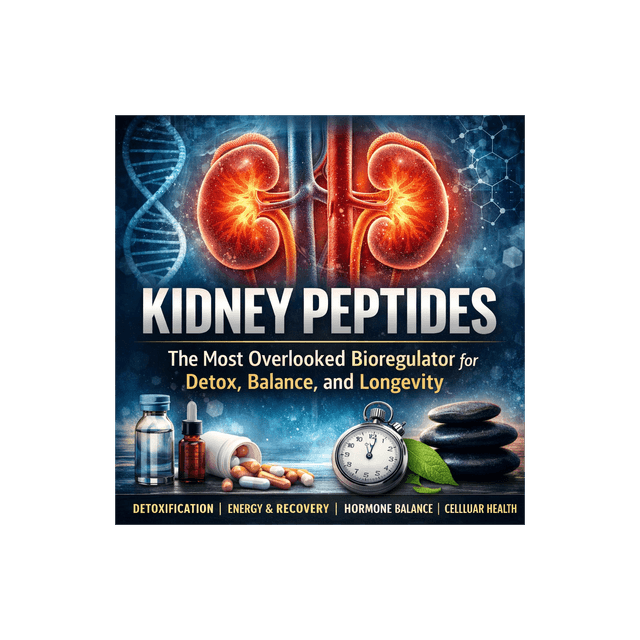 Kidney Peptides: The Most Overlooked Bioregulator for Detox, Balance, and Longevity