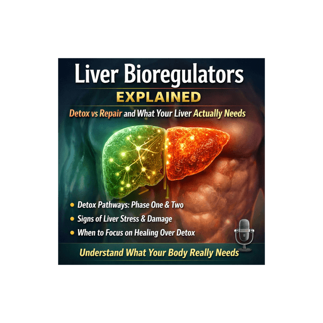 Liver Bioregulators Explained: Detox vs Repair and What Your Liver Actually Needs