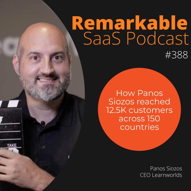 #388 – How Panos Siozos reached 12.5K customers across 150 countries
