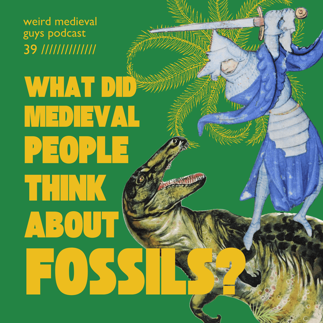 What did medieval people think about fossils?