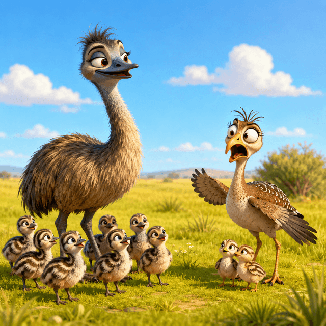 The Emu and the Bustard丨Aesop’s Fables from Every Land