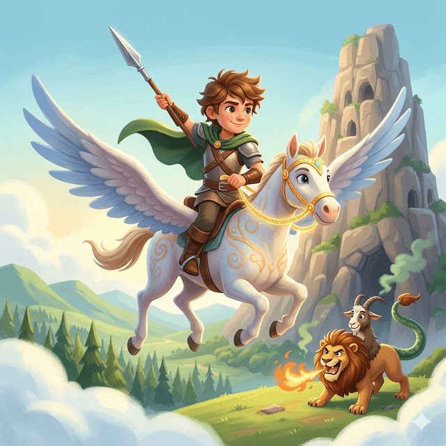 Bellerophon and the Winged Horse丨Aesop’s Fables from Every Land