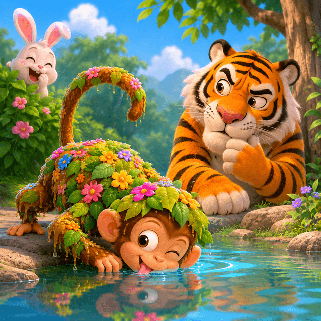 South American Folk Tales: The Very Thirsty Monkey丨Aesop’s Fables from Every Land