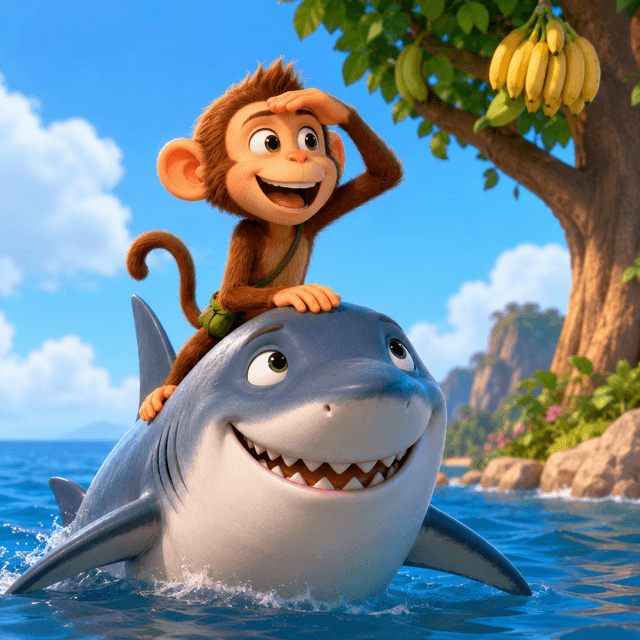 African Folktales: The Monkey, the Shark, and the Washerman's Donkey丨Aesop’s Fables from Every Land
