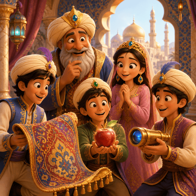 Story of the Prince and the Flying Carpet丨Aesop’s Fables from Every Land