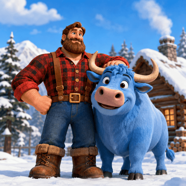 Paul Bunyan and the Blue Ox丨Aesop’s Fables from Every Land