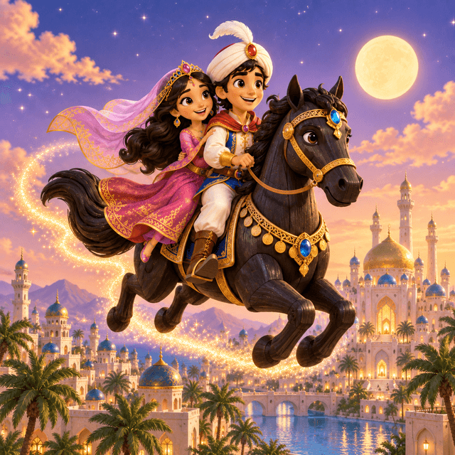 The Tale of the Ebony Horse P2丨Aesop’s Fables from Every Land