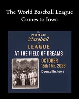 The World Baseball League Comes To Iowa