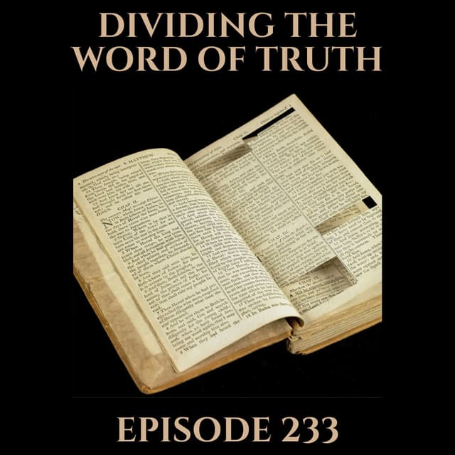 Dividing the Word of Truth