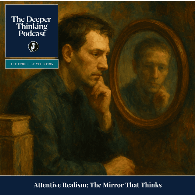 Attentive Realism: The Mirror That Thinks - The Deeper Thinking Podcast