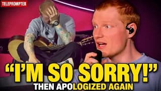 Ed Sheeran CRIES… Then Apologizes For Apologizing.