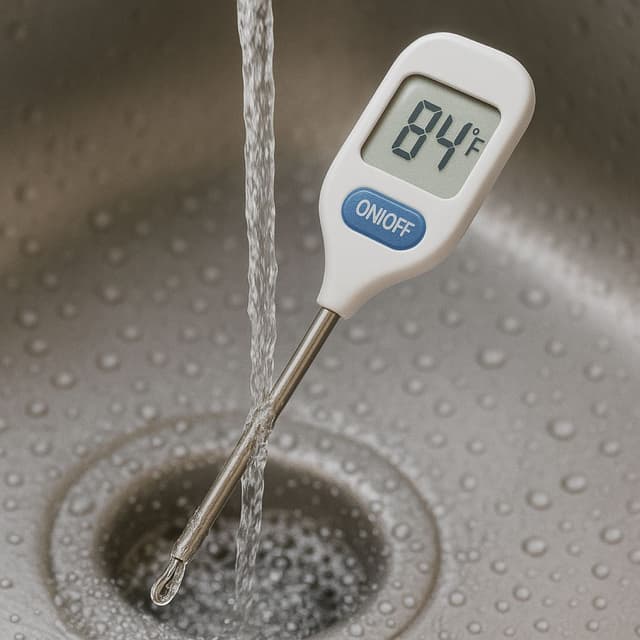 Cleaning a Food Thermometer With Just Water