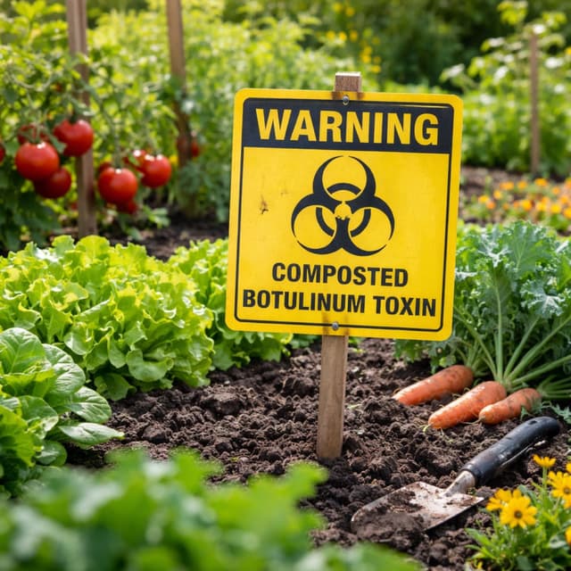 Vegetables Grown in Soil with Composted Botulinum Toxin