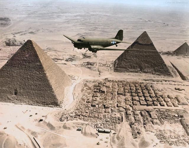 THE C-47 DOUGLAS SKY-TRAIN AND THE SPHINX