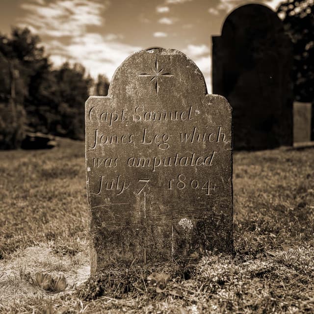 Captain Jones's Grave has a Leg Up